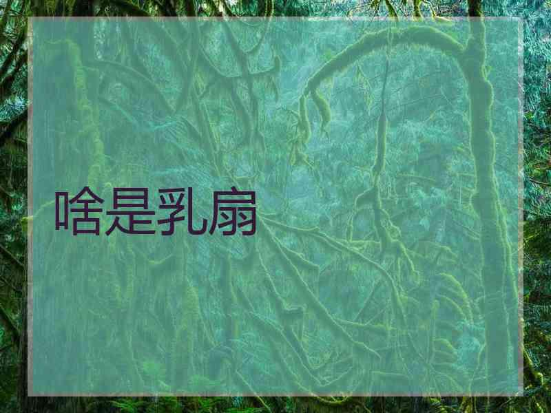 啥是乳扇 啥是乳扇