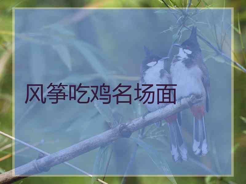风筝吃鸡名场面 风筝吃鸡名场面