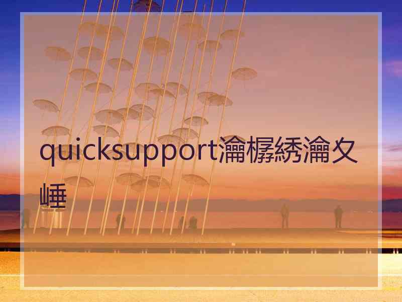 quicksupport瀹樼綉瀹夊崜