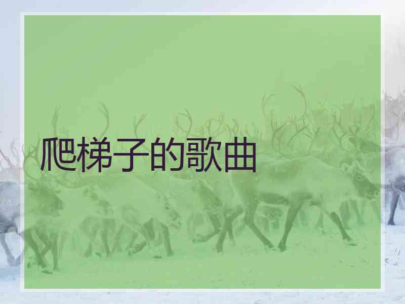 爬梯子的歌曲 爬梯子的歌曲