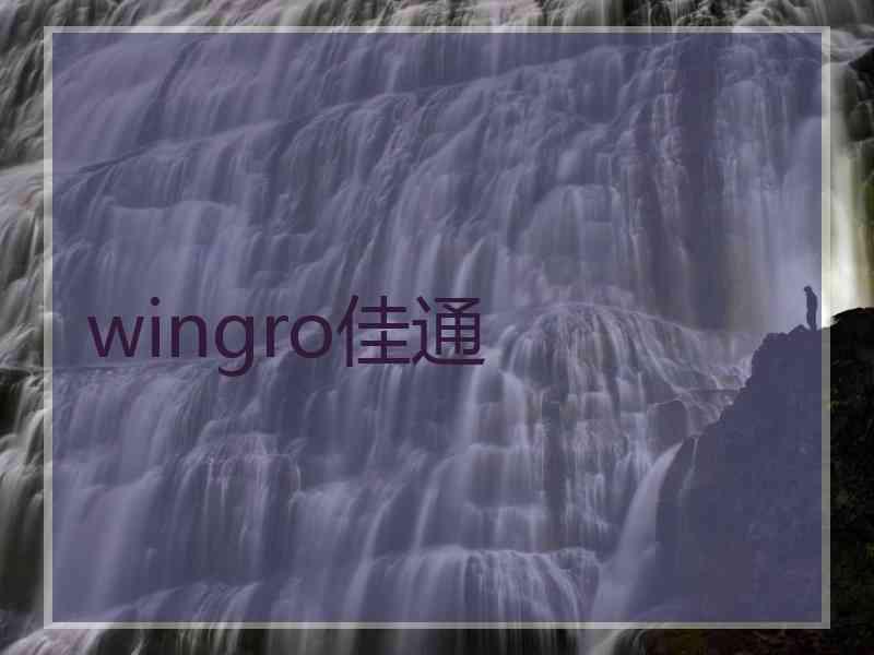 wingro佳通 wingro佳通