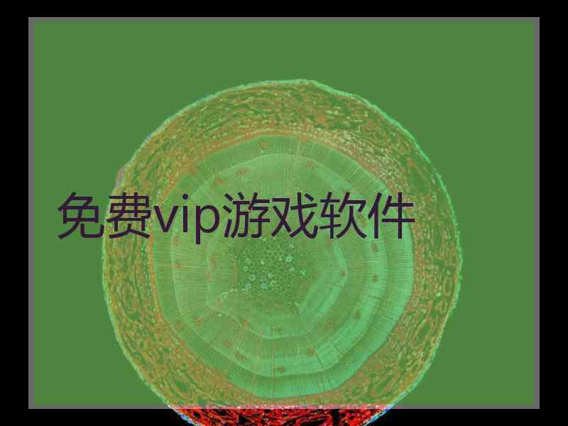免费vip游戏软件 免费vip游戏软件