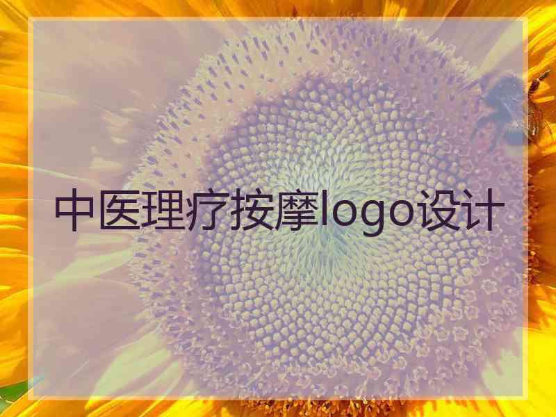 中医理疗按摩logo设计 中医理疗按摩logo设计