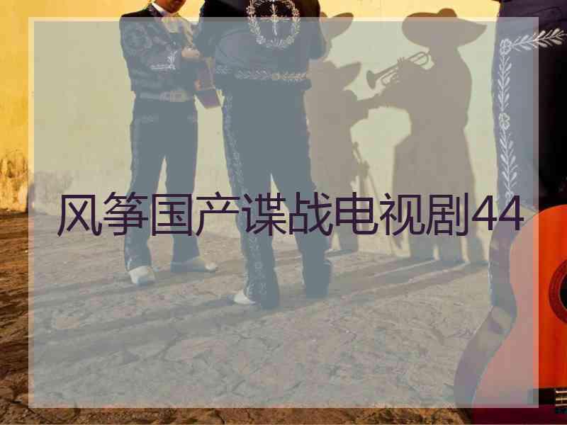 风筝国产谍战电视剧44 风筝国产谍战电视剧44