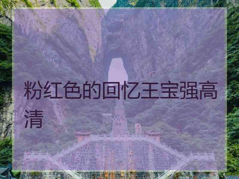 粉红色的回忆王宝强高清 粉红色的回忆王宝强高清