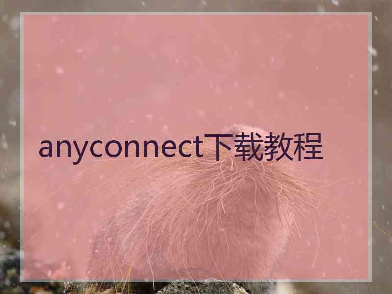 anyconnect下载教程