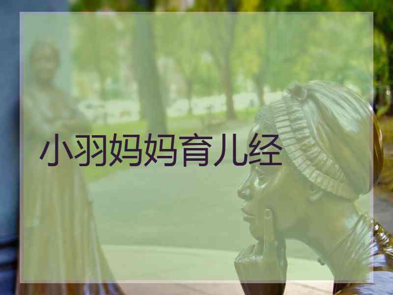 小羽妈妈育儿经 小羽妈妈育儿经