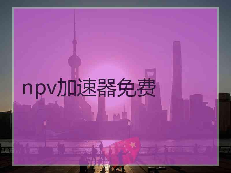 npv加速器免费 npv加速器免费