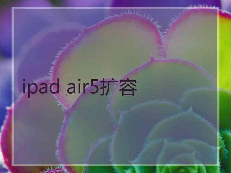 ipad air5扩容