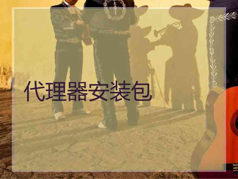 代理器安装包 代理器安装包