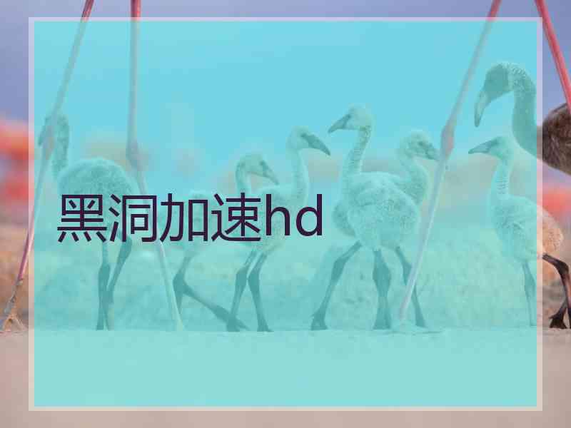 黑洞加速hd 黑洞加速hd