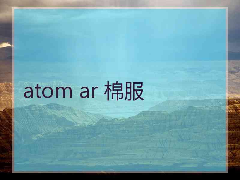 atom ar 棉服 atom ar 棉服