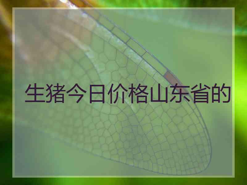 生猪今日价格山东省的 生猪今日价格山东省的