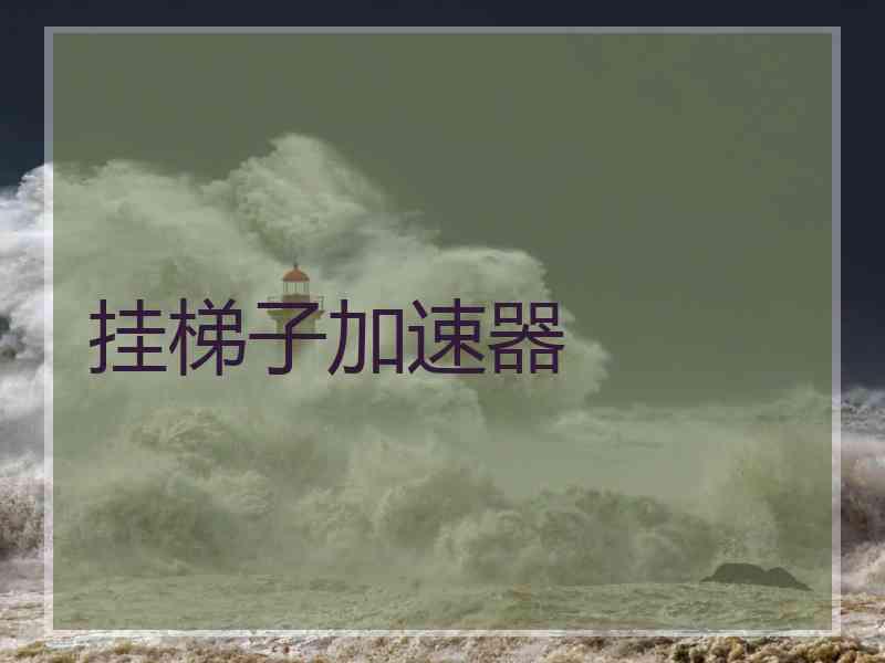 挂梯子加速器 挂梯子加速器