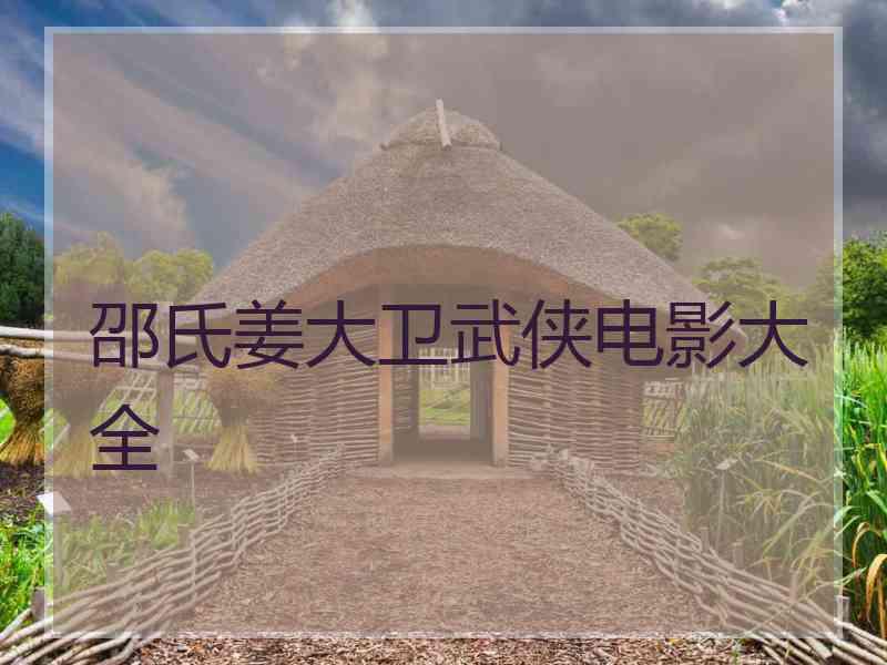 邵氏姜大卫武侠电影大全 邵氏姜大卫武侠电影大全