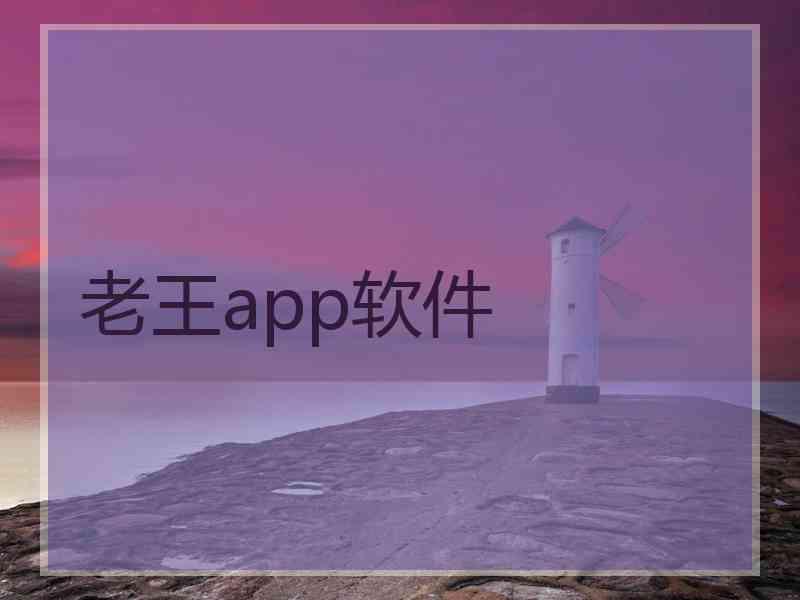 老王app软件