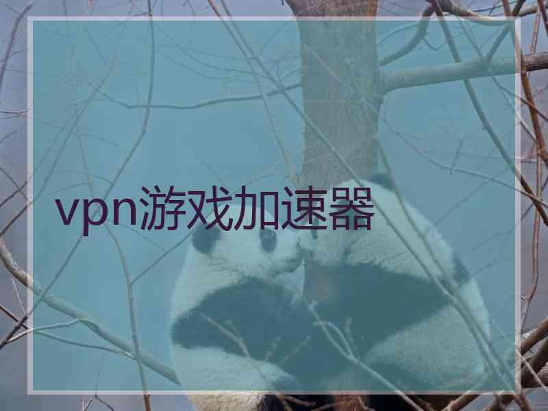 vpn游戏加速器