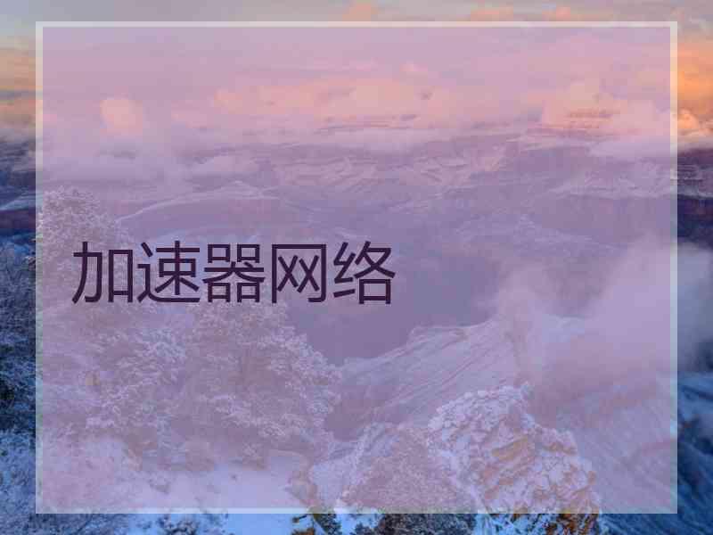 加速器网络