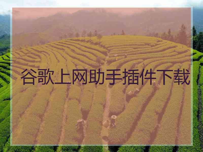 谷歌上网助手插件下载