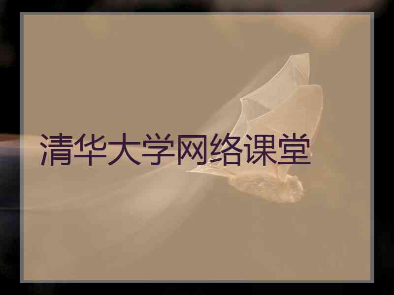 清华大学网络课堂