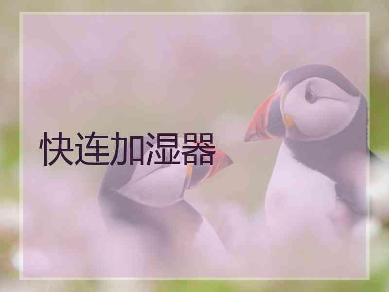 快连加湿器