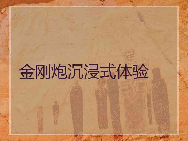 金刚炮沉浸式体验