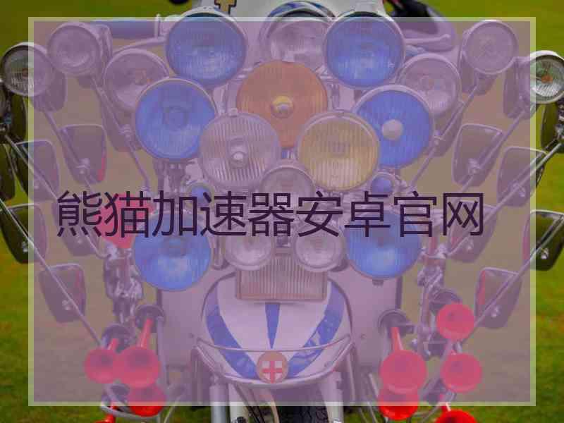 熊猫加速器安卓官网