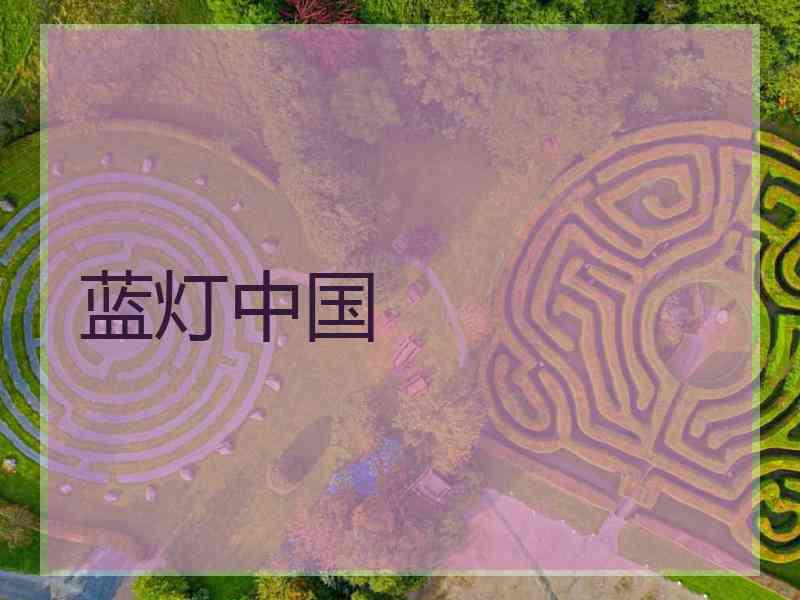 蓝灯中国