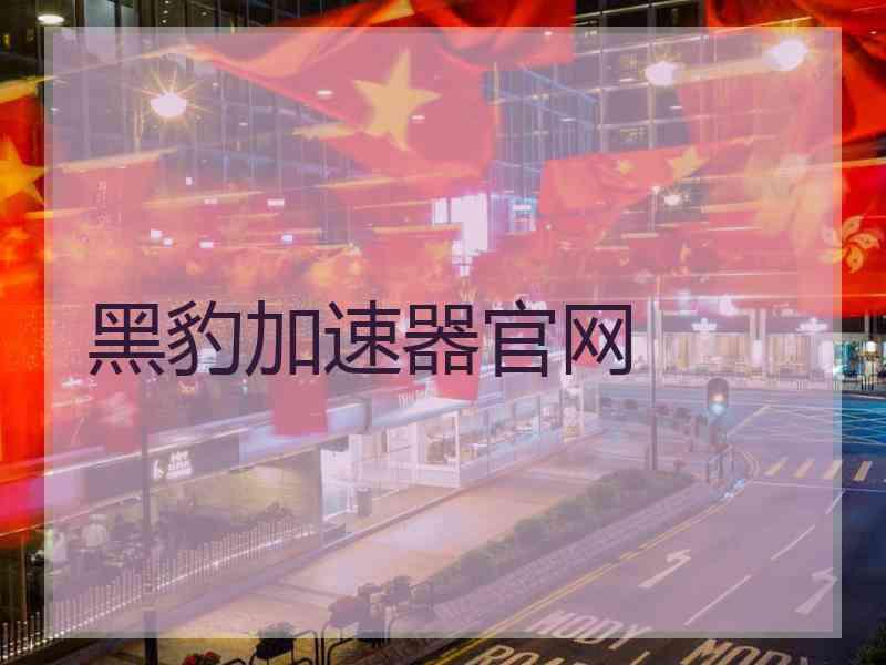 黑豹加速器官网
