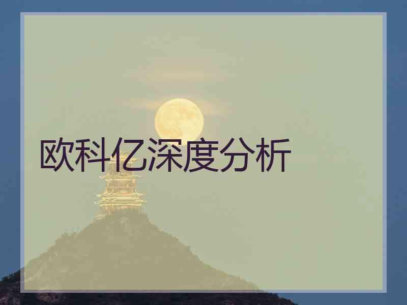 欧科亿深度分析