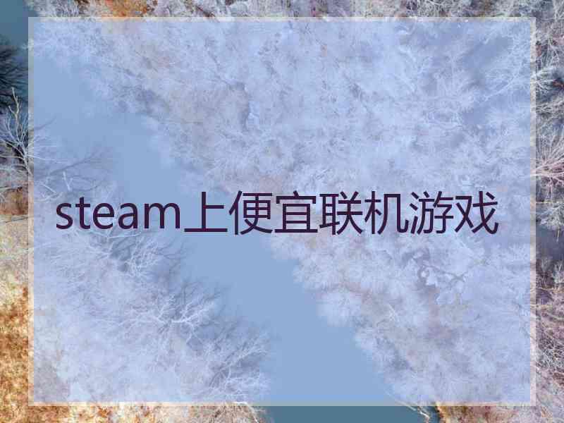 steam上便宜联机游戏