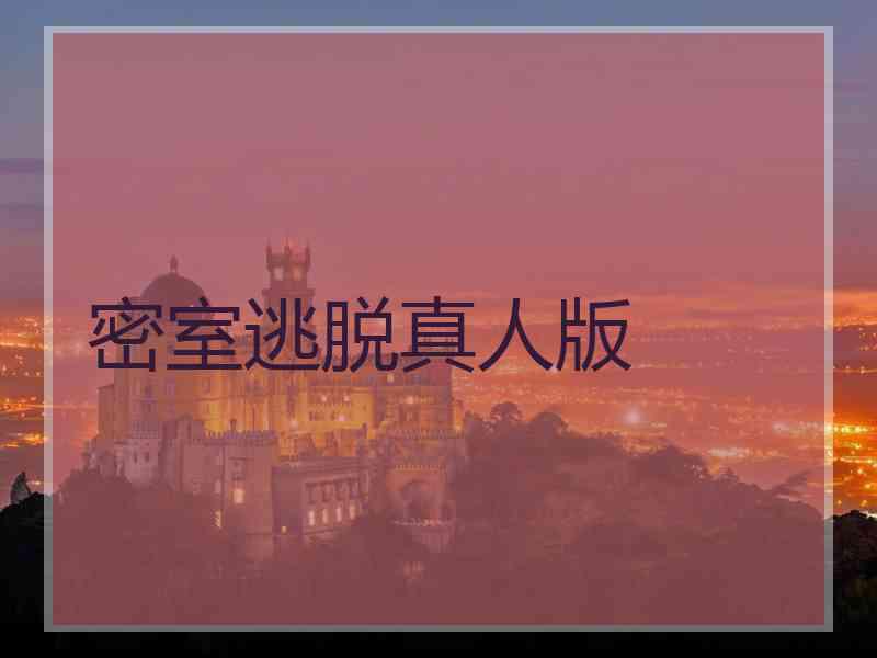 密室逃脱真人版