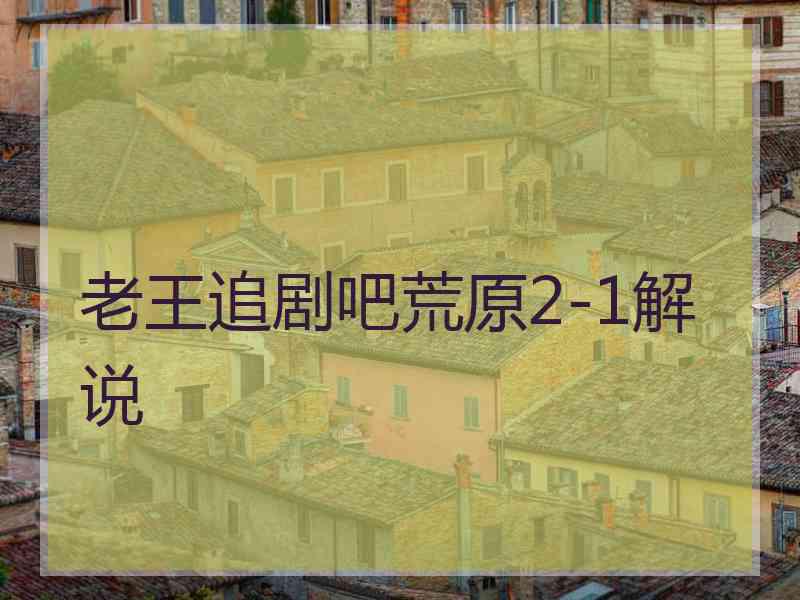 老王追剧吧荒原2-1解说