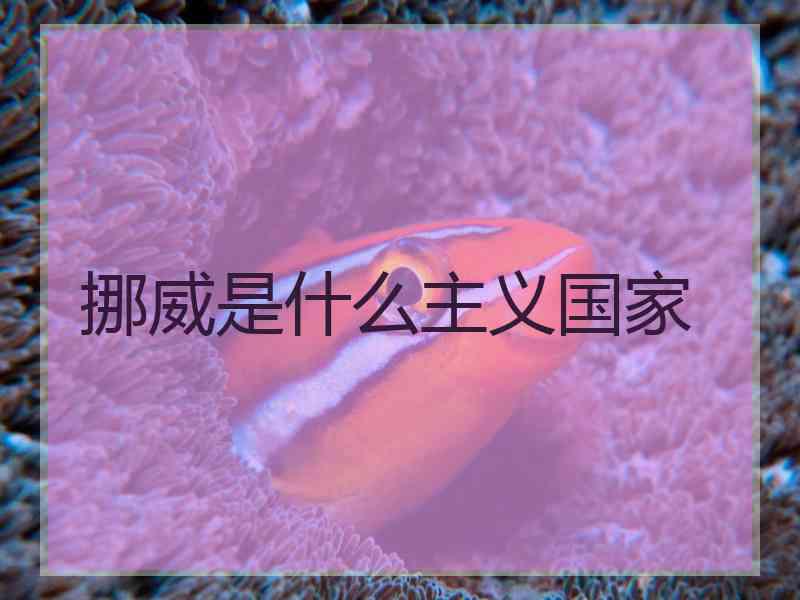 挪威是什么主义国家