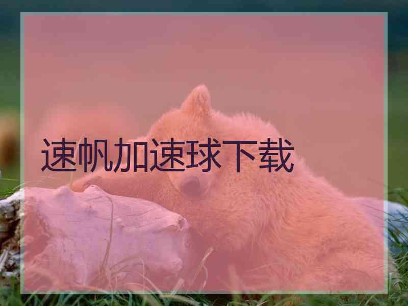 速帆加速球下载