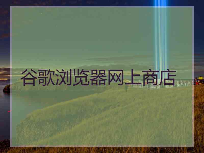 谷歌浏览器网上商店