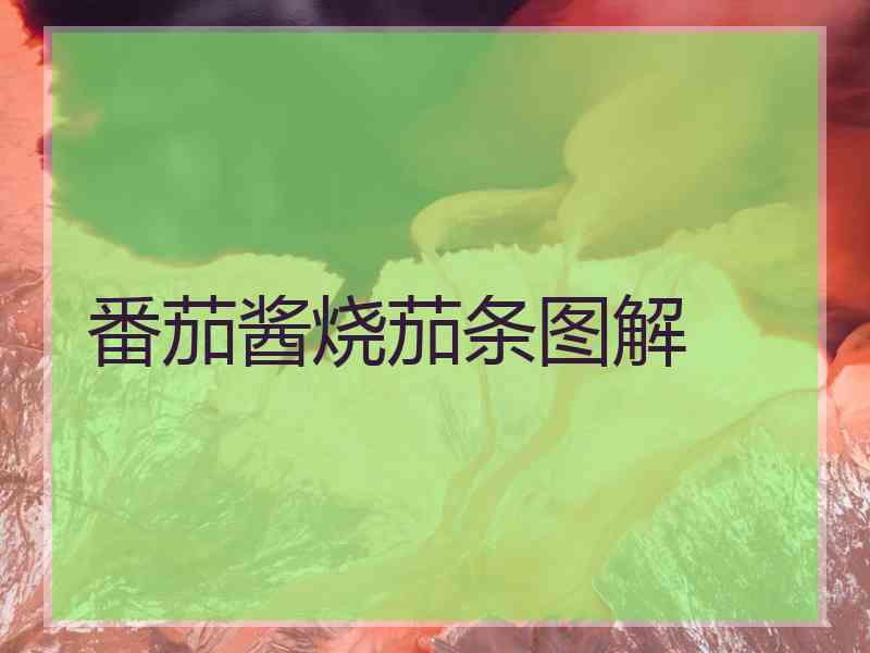 番茄酱烧茄条图解