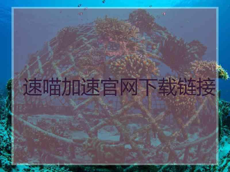 速喵加速官网下载链接