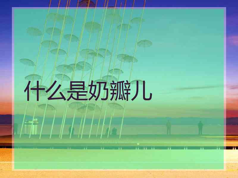 什么是奶瓣儿