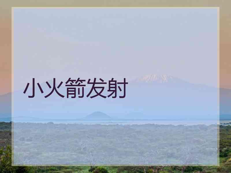 小火箭发射