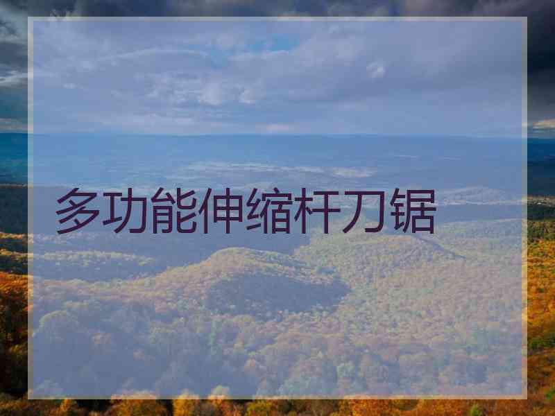 多功能伸缩杆刀锯
