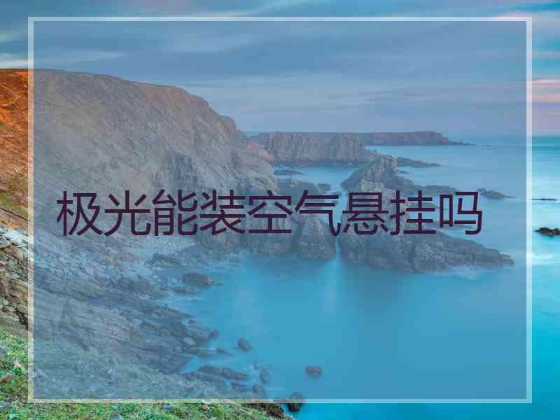 极光能装空气悬挂吗