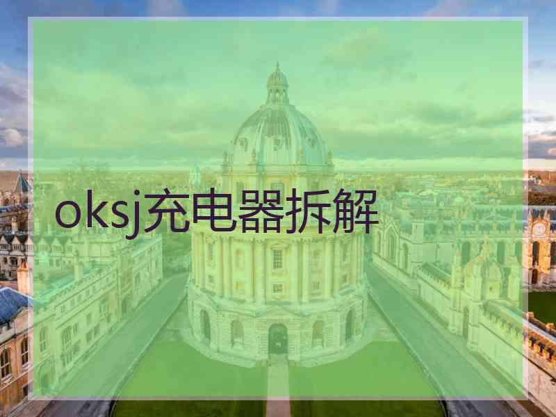 oksj充电器拆解