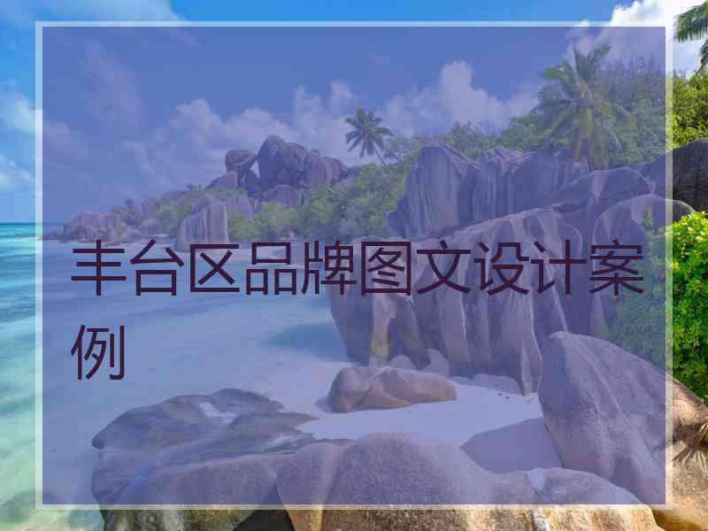 丰台区品牌图文设计案例