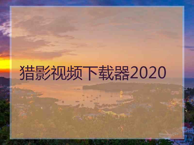 猎影视频下载器2020