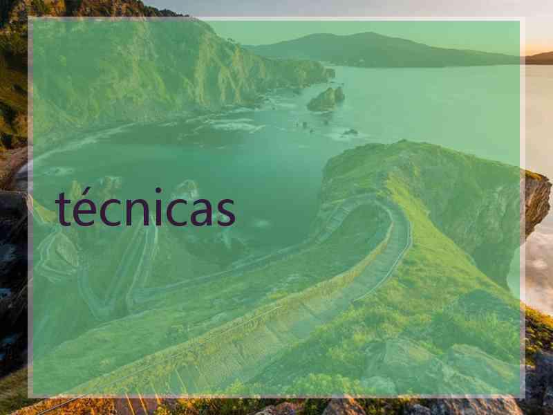 técnicas