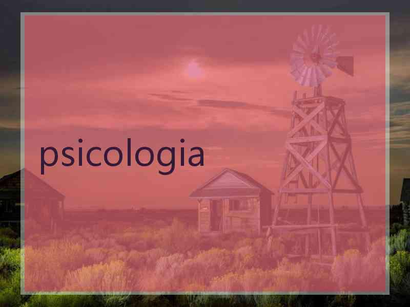 psicologia