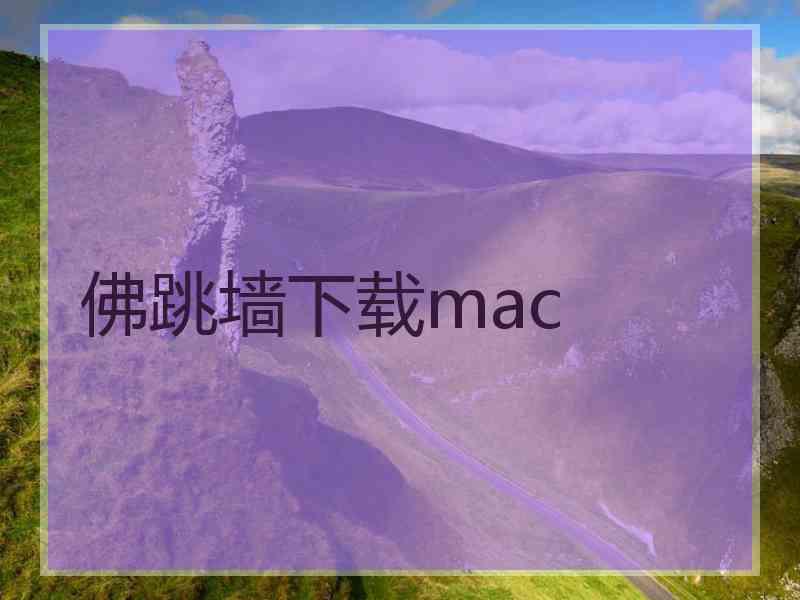 佛跳墙下载mac