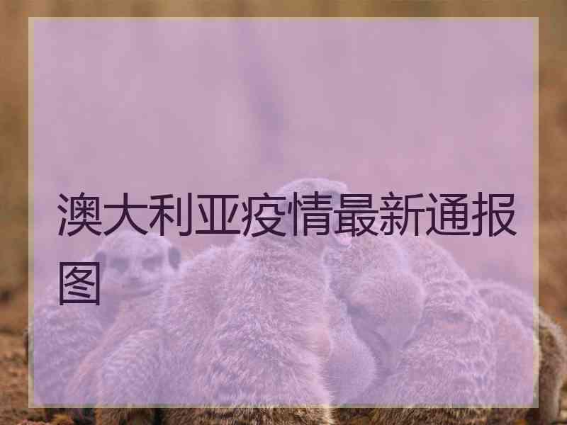 澳大利亚疫情最新通报图