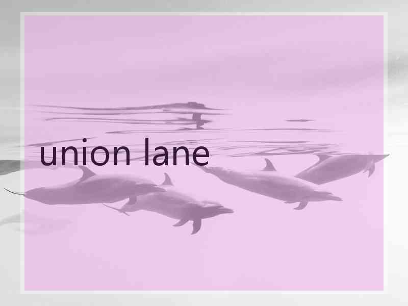 union lane